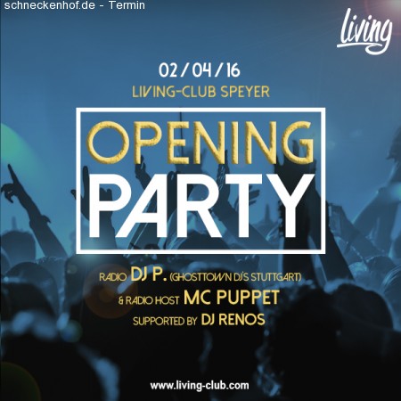 Opening Party Werbeplakat