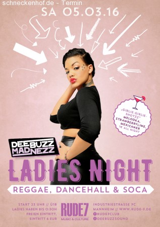 Ladies Night mit DeeBuzz Werbeplakat