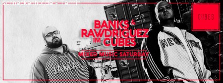 Banks & Rawdriguez im CUBES Werbeplakat