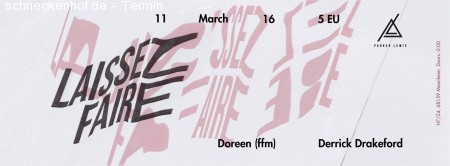 Laissez Faire presents Doreen Werbeplakat