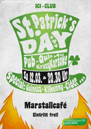 ICI-Club: St.Patricks-Day Werbeplakat