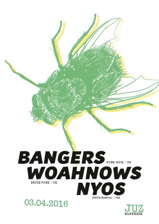 Bangers | Woahnows | Nyos Werbeplakat