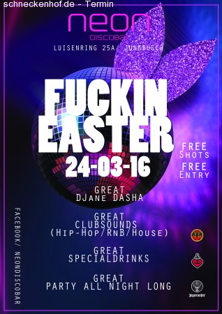 Fuckin Easter!! Werbeplakat