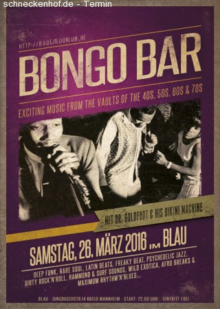 Bongo Bar Werbeplakat