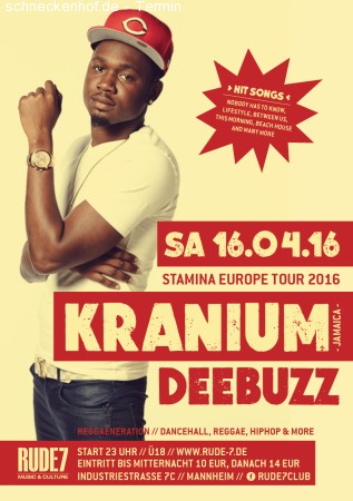 Kranium & Deebuzz Werbeplakat