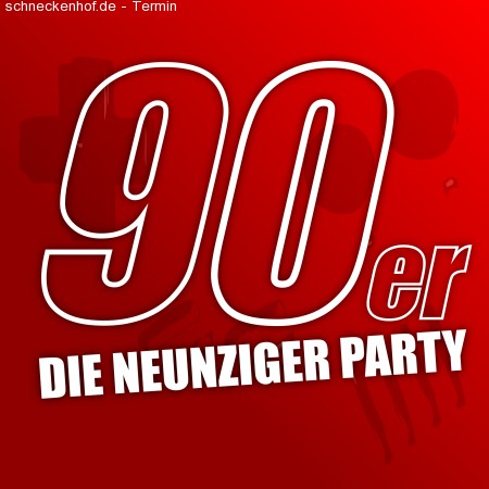 90er - Die Neunziger Party Werbeplakat