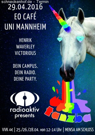 radioaktiv tanzba Werbeplakat