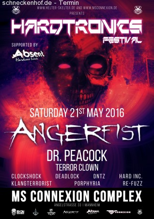 Hardtronics Festival - Angerfist Werbeplakat