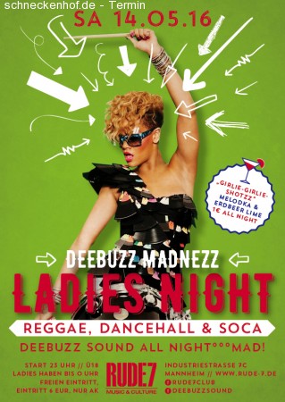 Ladies Night - Dancehall, Soca & Reggae Werbeplakat