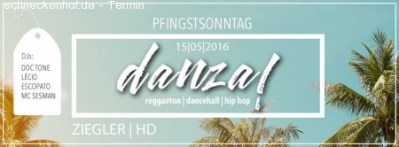 DANZA! Reggaeton / Dancehall / Hip Hop Werbeplakat