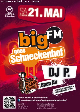 bigFM goes Schneckenhof Summer Opening Werbeplakat