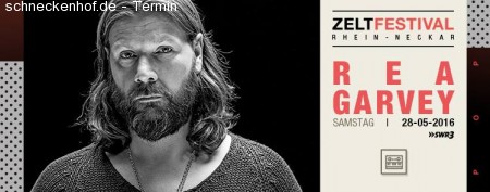 Rea Garvey - Zeltfestival Rhein-Neckar Werbeplakat