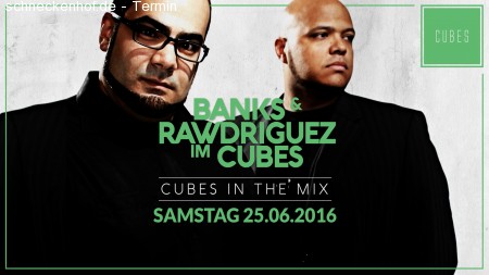 Banks & Rawdriguez im CUBES Werbeplakat