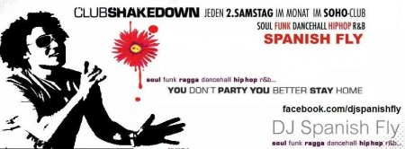 Clubshakedown Werbeplakat