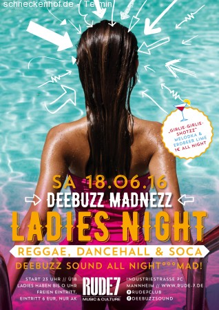 Dancehall & Tropical - Ladies Free Werbeplakat