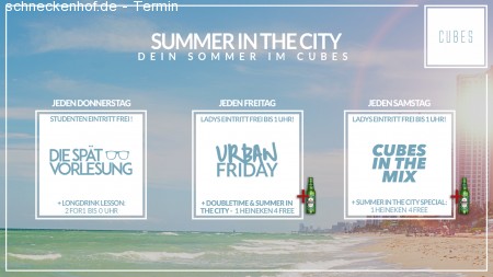 Summer in the City // Urban Friday Werbeplakat