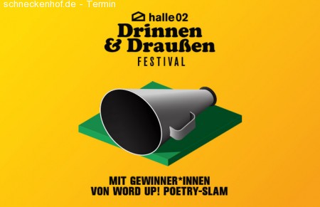 Drinnen und Draußen WORD UP! Werbeplakat