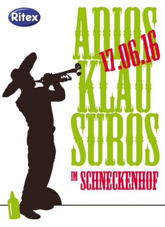 Adios Klausuros Werbeplakat