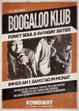 Boogaloo Klub Werbeplakat