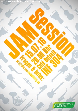 Botanik-Jam-Session Werbeplakat