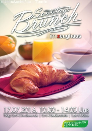 Sonntagsbrunch Werbeplakat