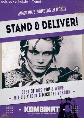 Stand & Deliver! Werbeplakat