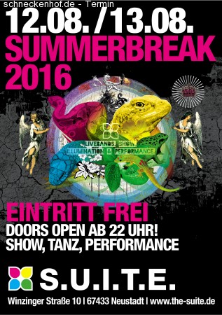 Summerbreak (Eintritt kostenlos) Werbeplakat