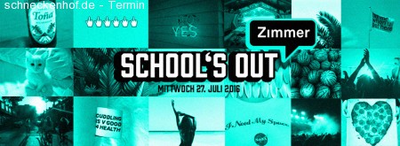 School´s Out Werbeplakat