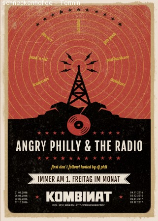 Angry Philly & The Radio Werbeplakat