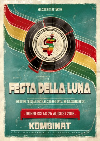 Festa Della Luna Werbeplakat