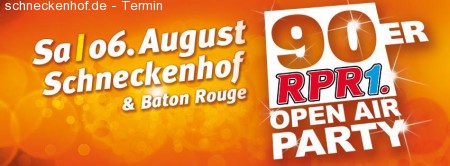 RPR1.90er Open Air Party Werbeplakat