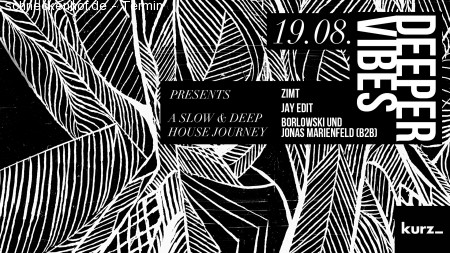 Deeper Vibes - A Slow & Deep House Werbeplakat