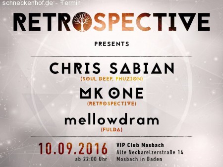 Retrospective presents 'Chris Sabian' Werbeplakat