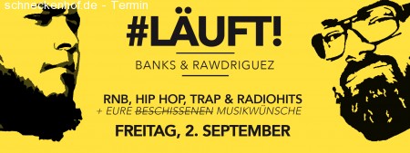 LÄUFT - Mit Banks & Rawdriguez Werbeplakat