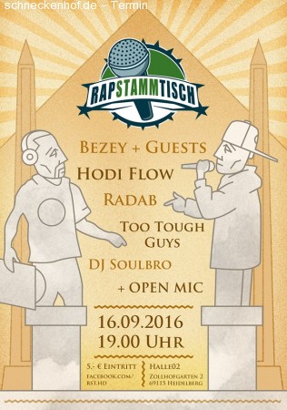 Rapstammtisch Werbeplakat