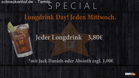 Longdrink Tag Werbeplakat