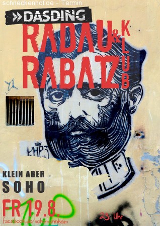 Radau & Rabatz Werbeplakat