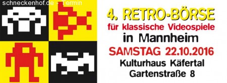 4. Retrobörse für klassische Videospiele Werbeplakat