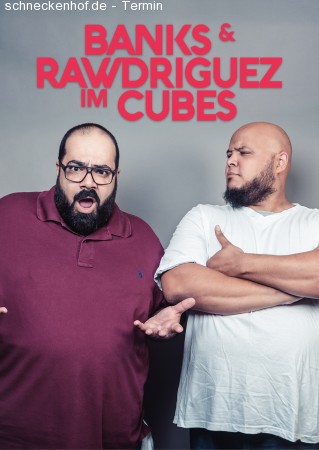 Banks & Rawdriguez im Cubes Werbeplakat