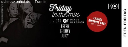 FRIDAY in the mix Werbeplakat