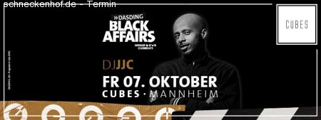 DASDING | Black Affairs Party Werbeplakat