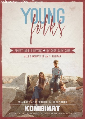 Young Folks - Finest Indie & Beyond Werbeplakat