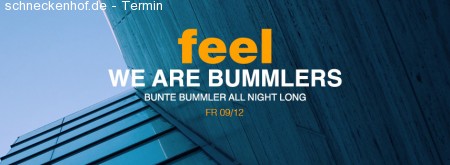 feel: we are bummlers Werbeplakat