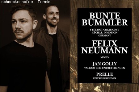 Untre Ferunden meets Bunte Bummler Werbeplakat