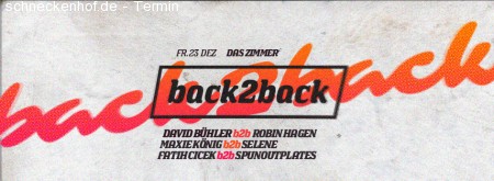 Back2Back Werbeplakat