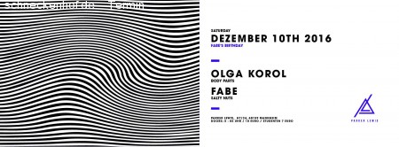 Parker Lewis presents Fabe´s Birthday Werbeplakat