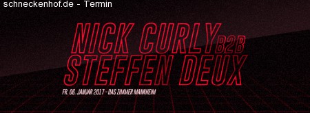 Nick Curly b2b Steffen Deux Werbeplakat