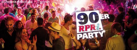 RPR1 90er Silvester Party Werbeplakat