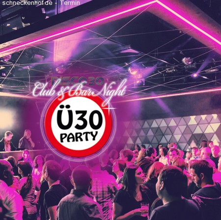 Ü30 Club & Bar Night - Fasching Special Werbeplakat