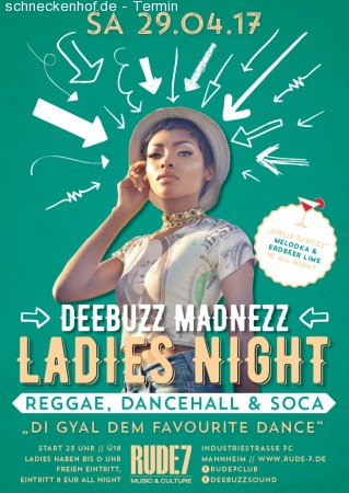 Ladies Night - Dancehall & Tropical Werbeplakat